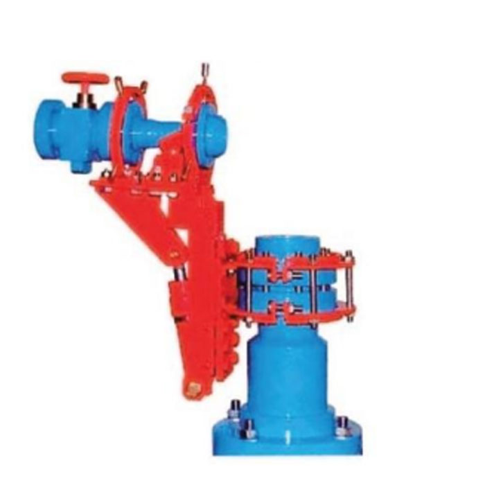 Hydraulic device for stubbing valves of X-mas  trees on a blowout wellhead