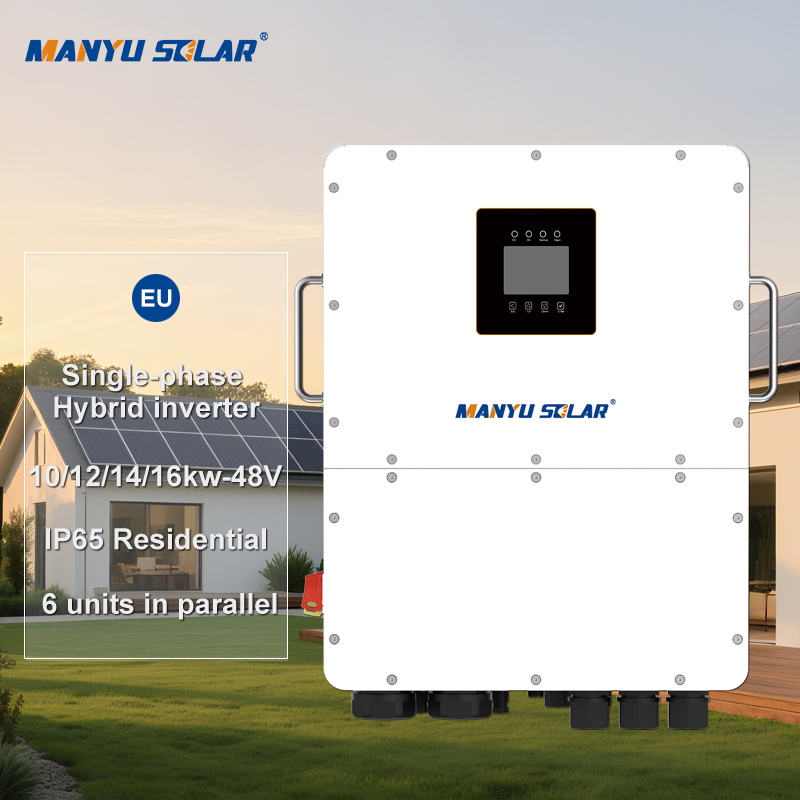 10 12 14 16 KW Hybrid Solar Inverter on Grid Hybrid ESS Solution Residential and Commercial Solar Po