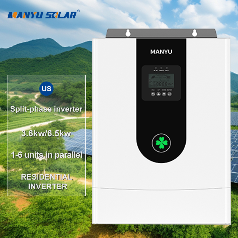 US Pure Sine Wave Solar Inverter 3KW 3.6kw 6.5kw off Grid Power System with Three Phase Output Batte