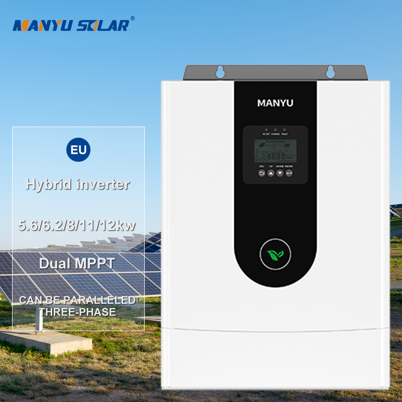5KW 6.2kw 8kw 10kw 12kw Parallel Hybrid Solar Inverter for Home Use Off Grid Energy Storage System S